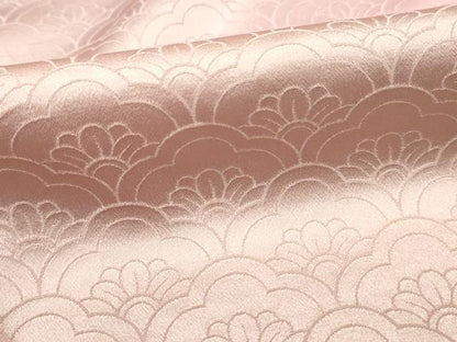 平和屋着物■上質な小紋 青海波花文 暈し染め 正絹 逸品 DABE8850qa