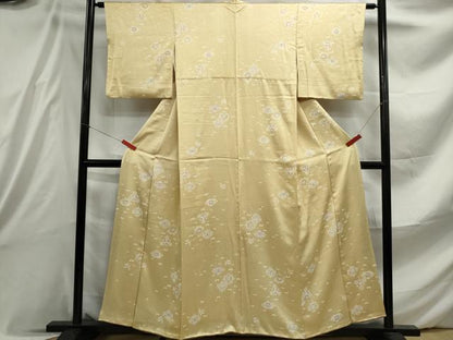平和屋着物■上質な小紋 地紙舞花文 正絹 逸品 DABE8852qa