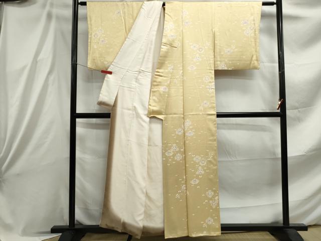 平和屋着物□上質な小紋 地紙舞花文 正絹 逸品 DABE8852qa