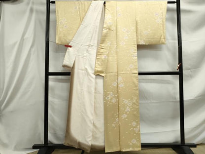 平和屋着物■上質な小紋 地紙舞花文 正絹 逸品 DABE8852qa