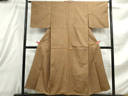 平和屋着物■上質な紬 間道 正絹 逸品 DABE8857qa