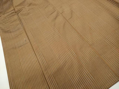 平和屋着物■上質な紬 間道 正絹 逸品 DABE8857qa