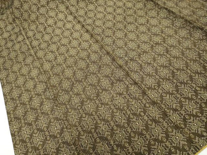 平和屋着物■上質な紬 幾何学文 正絹 逸品 DABE8859qa