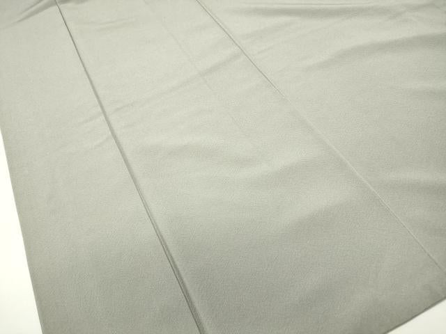 平和屋着物□上質な色無地 利休鼠色 正絹 逸品 DABE8864qa
