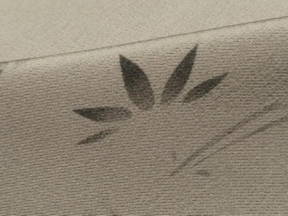 平和屋着物■上質な小紋 作家物 舞笹花文 正絹 逸品 DABE8865qa