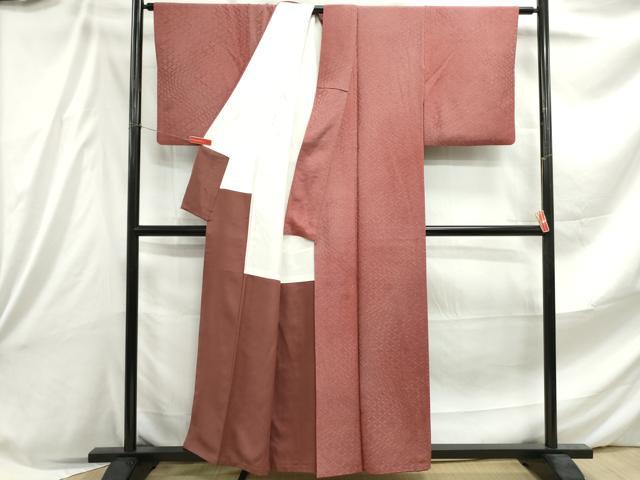 平和屋着物■江戸小紋 霞文 暈し染め 正絹 逸品 DABE8868qa