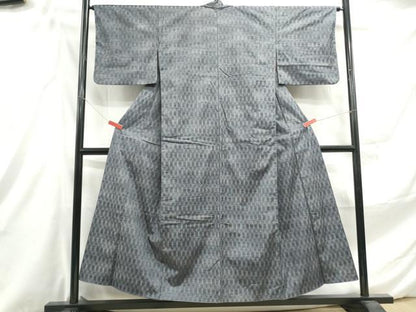 平和屋着物■上質な紬　間道　正絹　逸品　DABE8895qa