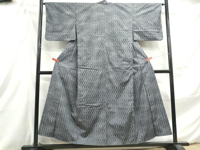 平和屋着物■上質な紬　間道　正絹　逸品　DABE8895qa