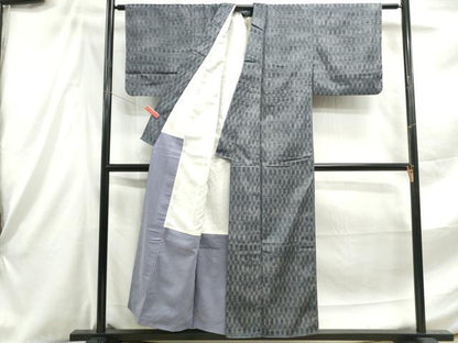 平和屋着物■上質な紬　間道　正絹　逸品　DABE8895qa