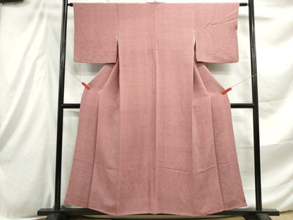 平和屋着物■江戸小紋 作家物 鮫小紋柄 鬼しぼ縮緬 正絹 逸品 DABE8906qa