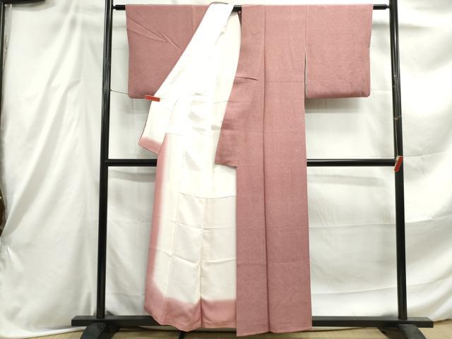 平和屋着物■江戸小紋 作家物 鮫小紋柄 鬼しぼ縮緬 正絹 逸品 DABE8906qa