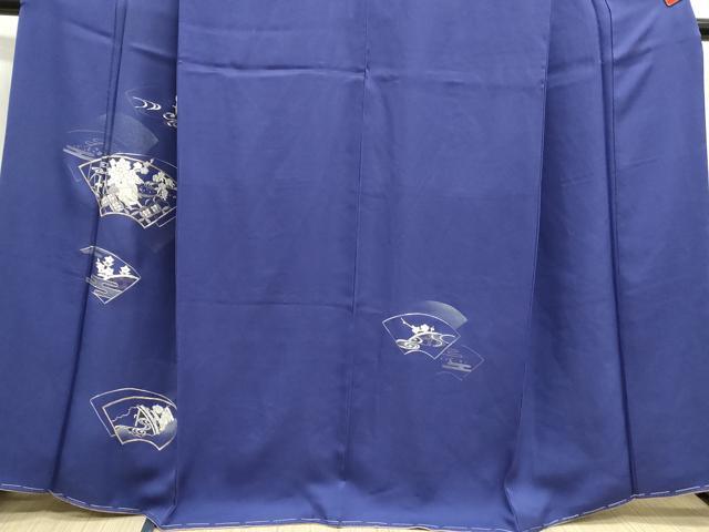 平和屋着物■訪問着 刺繍 流水地紙花文 暈し染め 金銀糸 正絹 逸品 DABE8907qa