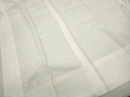 平和屋着物■長襦袢 無双仕立て 流水地紋 正絹 逸品 DABE8911qa