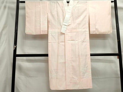 平和屋着物■長襦袢 無双仕立て 立波花文 暈し染め 正絹 逸品 DABE8912qa