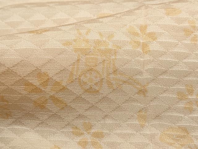 平和屋着物■長襦袢 無双仕立て 御所車花文 正絹 逸品 DABE8915qa