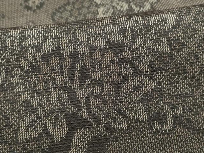 平和屋着物■上質な紬 重ね雲文 反端付き 正絹 逸品 DABE8918qa