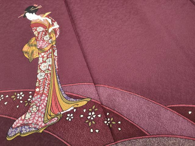 平和屋着物■訪問着 作家物 几帳人物文 金彩 正絹 逸品 DABE8920qa