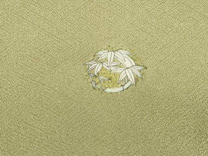 平和屋着物■訪問着 駒刺繍 筏浜松文 暈し染め 金彩 正絹 逸品 DABE8930qa