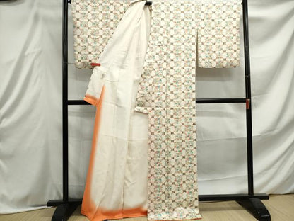 平和屋着物■上質な小紋 天井花丸文 やまと誂製 正絹 逸品 DABE8937qa