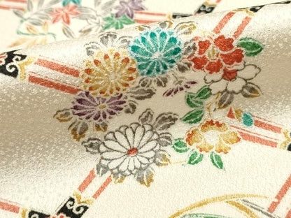 平和屋着物■上質な小紋 天井花丸文 やまと誂製 正絹 逸品 DABE8937qa