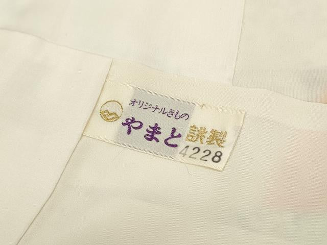 平和屋着物■上質な小紋 天井花丸文 やまと誂製 正絹 逸品 DABE8937qa