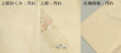 平和屋着物■訪問着 駒刺繍 刺繍 流水枝花文 金彩 正絹 逸品 DABE8964qa
