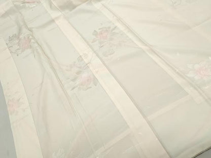 平和屋着物■長襦袢 無双仕立て 草花文 暈し染め 正絹 逸品 DABE8967qa