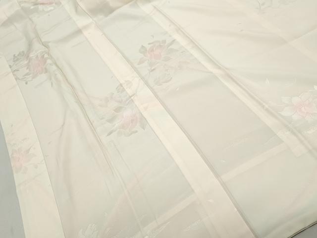 平和屋着物■長襦袢 無双仕立て 草花文 暈し染め 正絹 逸品 DABE8967qa