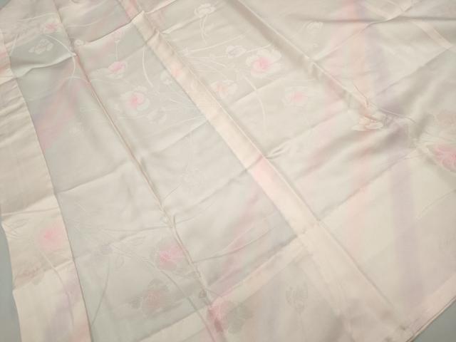 平和屋着物■長襦袢 無双仕立て 草花文 暈し染め 正絹 逸品 DABE8968qa