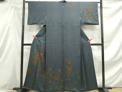 平和屋着物■訪問着 枝花文 正絹 逸品 DABE8989qa