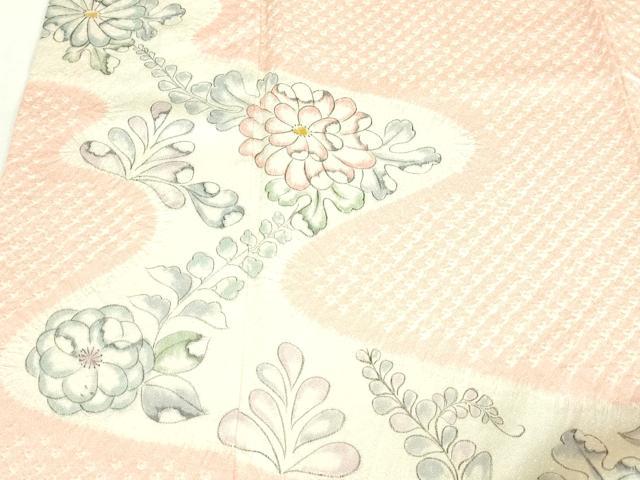 平和屋着物■訪問着 絞り 辻が花 正絹 逸品 DABE9185sf