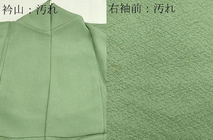 平和屋着物■上質な色無地 柳染 正絹 逸品 DABE9191sf
