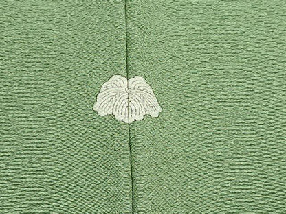 平和屋着物■上質な色無地 柳染 正絹 逸品 DABE9191sf