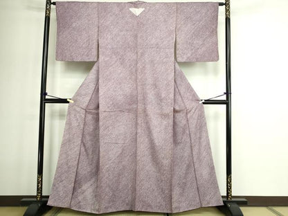 平和屋着物■大変加工の良い総絞り小紋 正絹 逸品 DABE9194sf