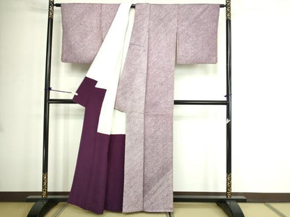 平和屋着物■大変加工の良い総絞り小紋 正絹 逸品 DABE9194sf