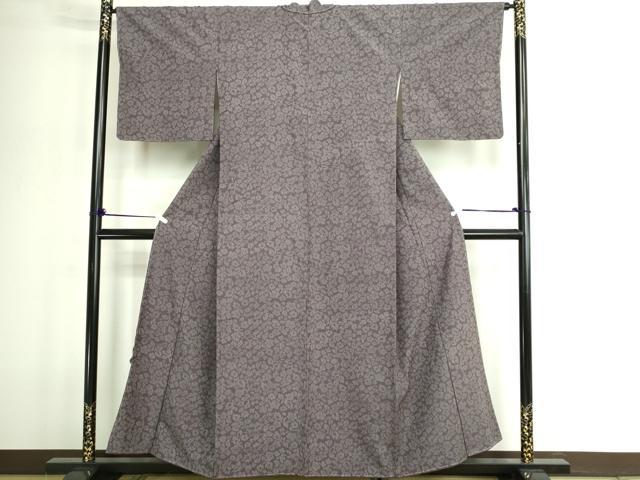 平和屋着物■上質な紬 舞葉文 舞葉文 正絹 逸品 DABE9198sf