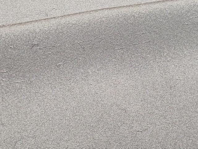 平和屋着物■上質な色無地 お召縮緬 霞色 正絹 逸品 DABE9200sf