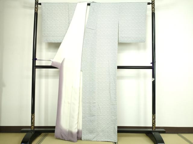 平和屋着物■上質な小紋 更紗花文 正絹 逸品 DABE9211sf