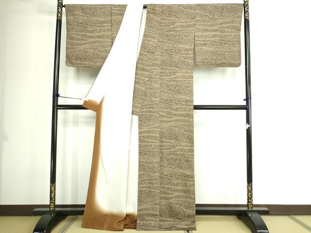 平和屋着物■上質な小紋 霞文 正絹 逸品 DABE9213sf