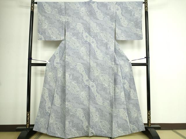 平和屋着物■上質な小紋 辻が花 正絹 逸品 DABE9218sf