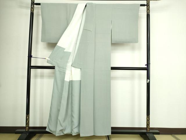 平和屋着物■上質な色無地 作家物 秘色色 正絹 逸品 DABE9224sf