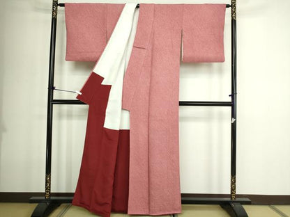 平和屋着物■大変加工の良い総絞り小紋 正絹 逸品 DABE9233sf