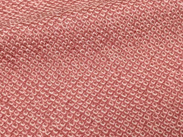 平和屋着物■大変加工の良い総絞り小紋 正絹 逸品 DABE9233sf