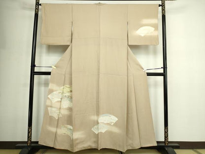平和屋着物■訪問着 地紙風景文 暈し染め 正絹 逸品 DABE9244sf