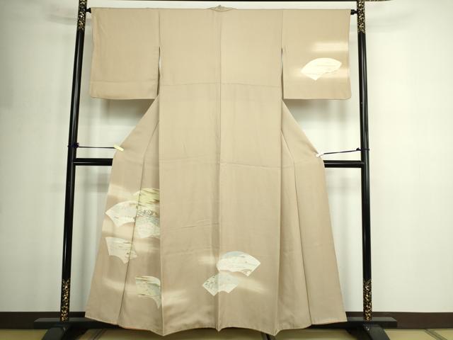 平和屋着物■訪問着 地紙風景文 暈し染め 正絹 逸品 DABE9244sf