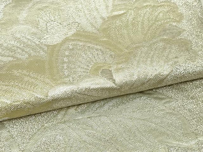 平和屋本店▼六通柄袋帯　更紗花文　泥金銀二重箔　正絹　逸品　DABE9397sf
