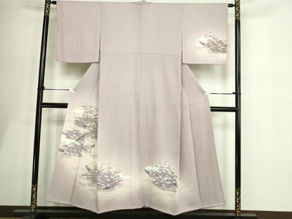 平和屋着物■訪問着　風景文　暈し染め　正絹　逸品　DABE9481sf