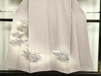 平和屋着物■訪問着　風景文　暈し染め　正絹　逸品　DABE9481sf