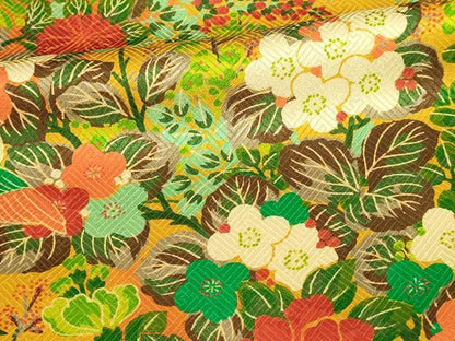 平和屋着物■上質な小紋 花鳥文 正絹 逸品 未使用 DABE9483sf