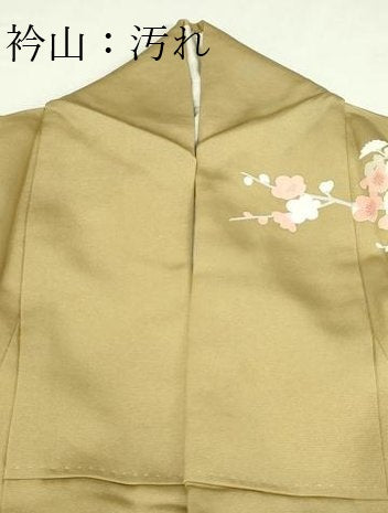 平和屋着物■訪問着　作家物　刺繍　草花文　金彩　正絹　逸品　DABE9488sf